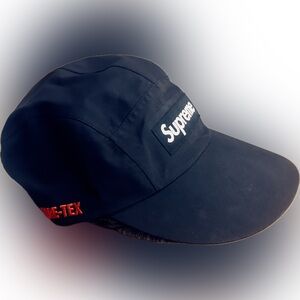 Men’s Supreme Black Long Bill Gore-tex Camp Cap